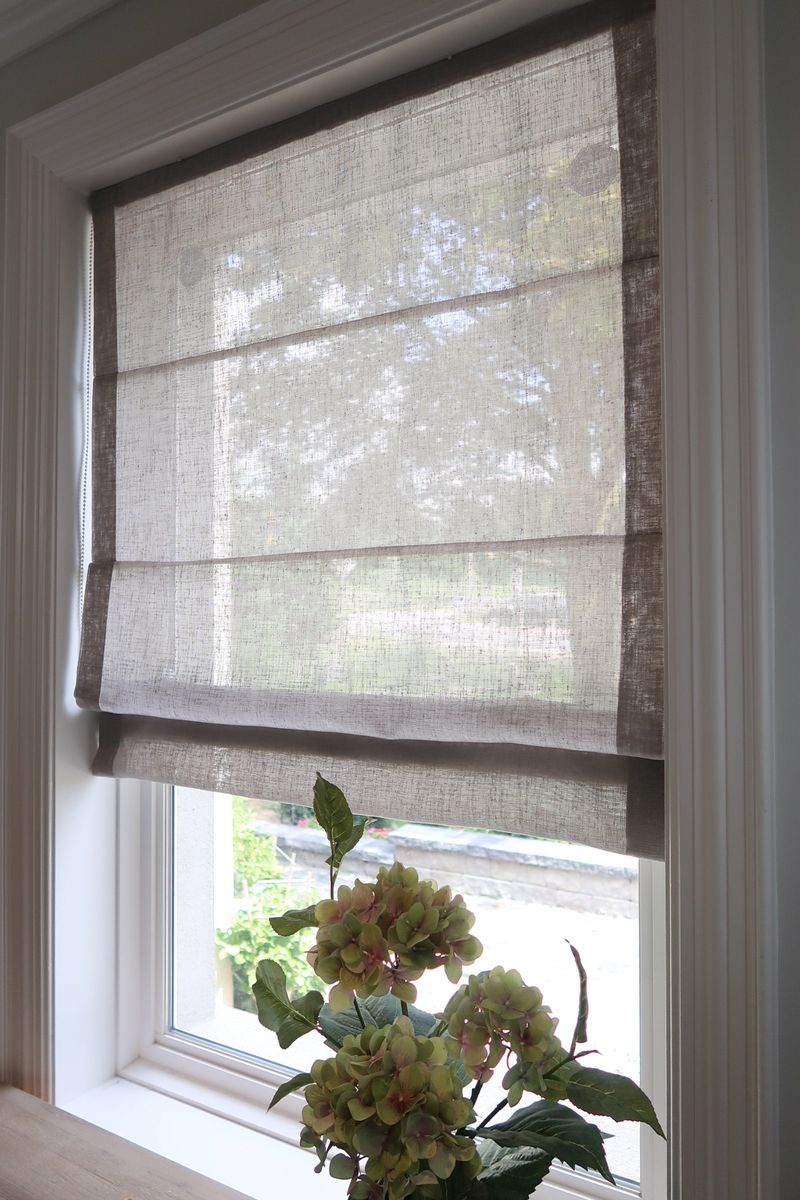 Sheer Roman Shades