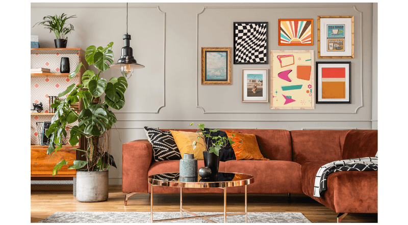 Mix Frame Styles and Sizes