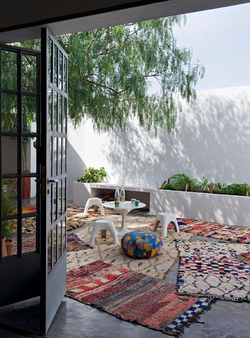 Layered Outdoor Rugs