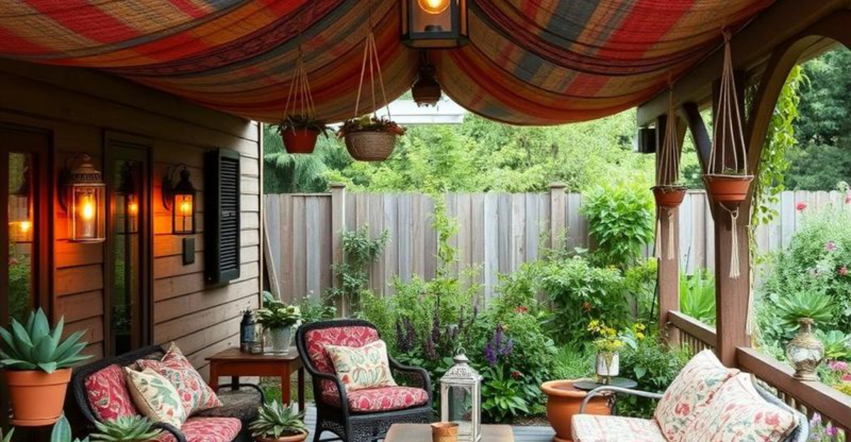 18 Bohemian Patio Ideas That Turn Your Outdoor Space Into A Laid-Back Retreat