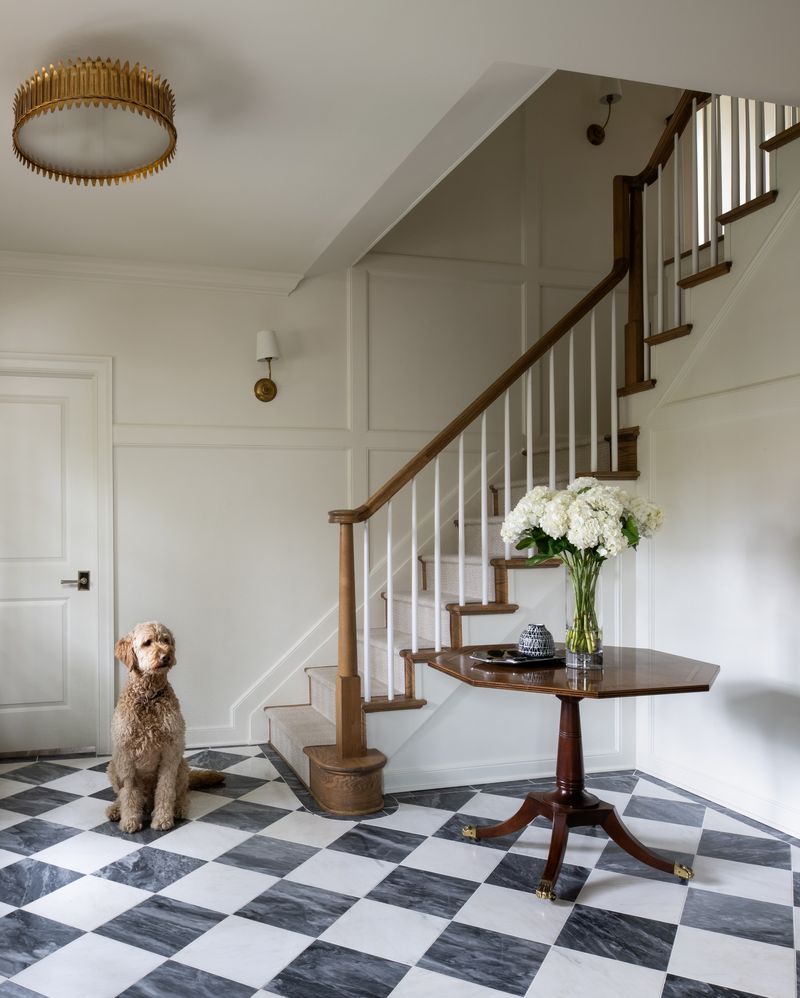 Checkerboard Floor Drama