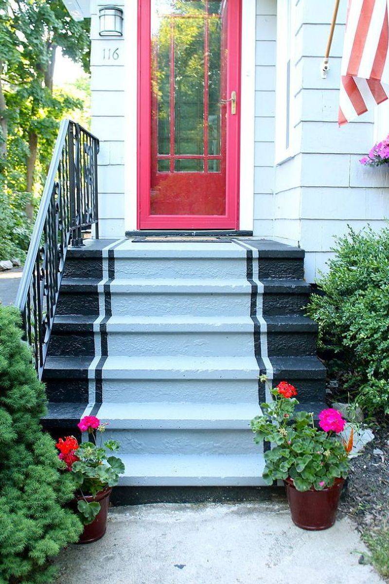 Painted Concrete Steps