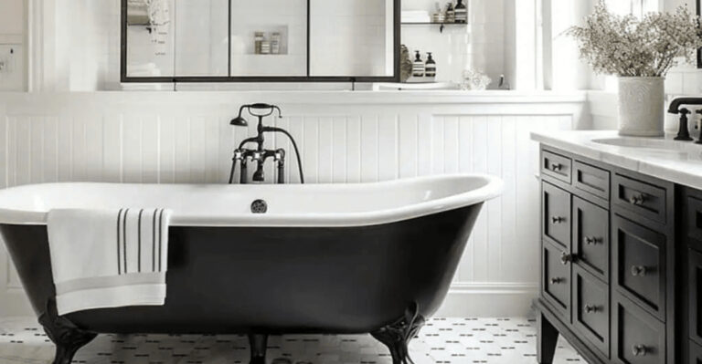 19 Black-And-White Bathrooms That Prove Simple Is Best When Decorating Your Home