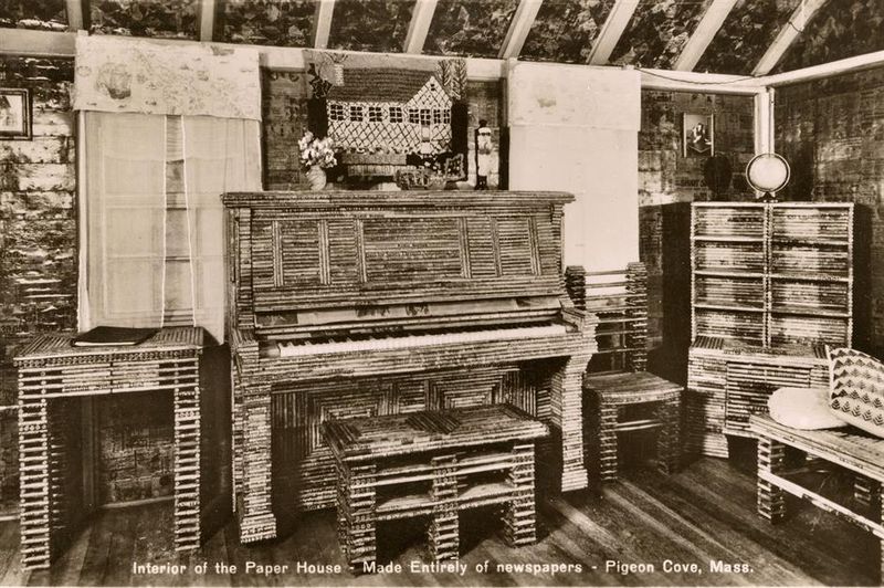 1920s: Paper House, Massachusetts, USA
