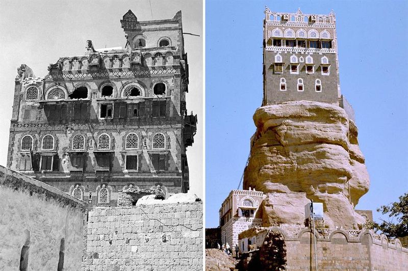 1963: Rock Palace, Wadi Dhar, Yemen