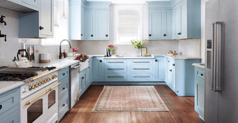 20 Light Blue Kitchens – The Magic Of Light Blue Comfort