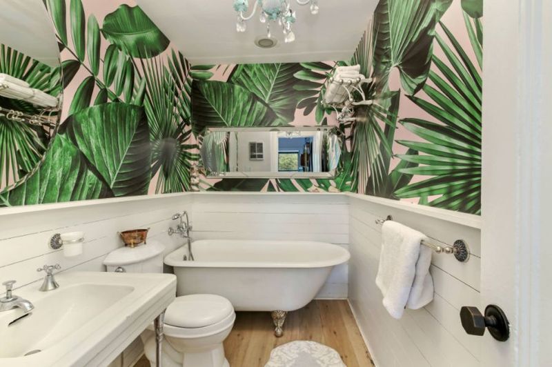 Tropical Paradise Powder Room