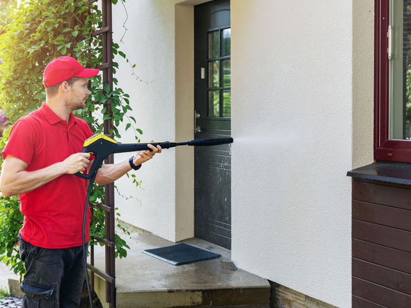 Power Wash Your Front Door