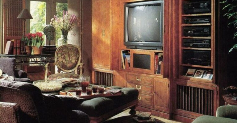 8 Cluttered TV Stands To Ditch And 8 Solutions To Try Instead To Living Room Storage Space