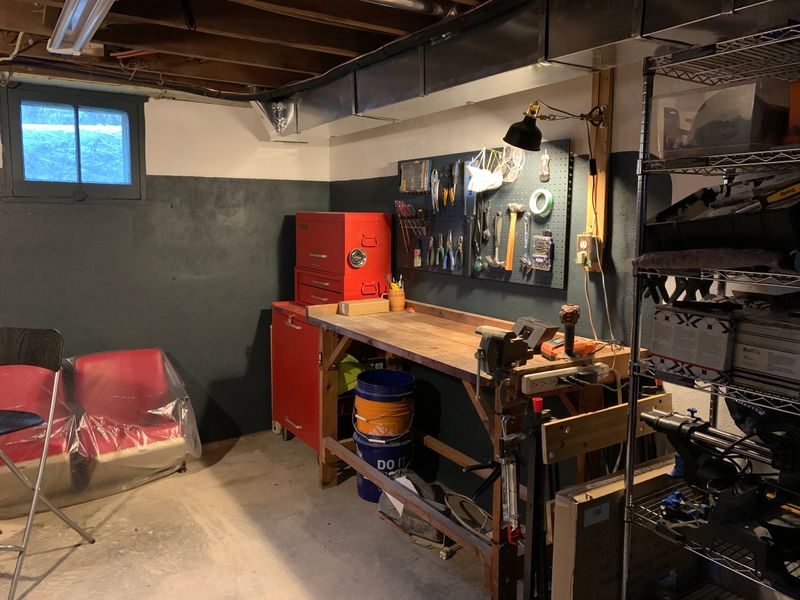Basement Workshops With Half-Finished Projects