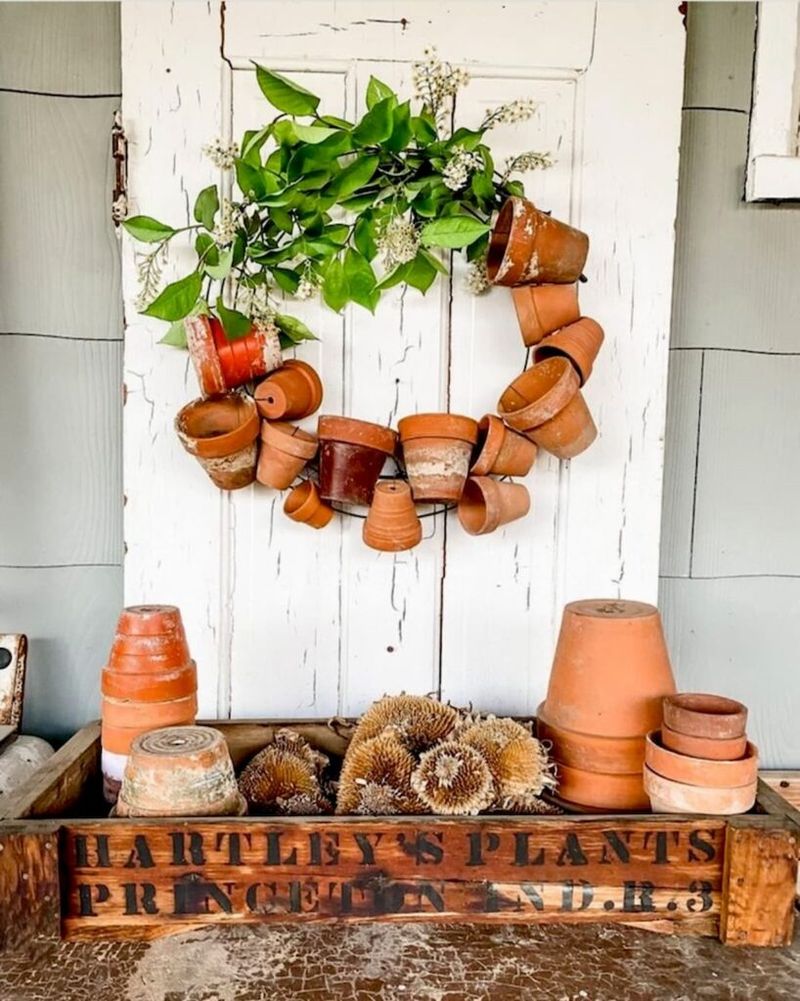 Vintage Terracotta Pots With Character