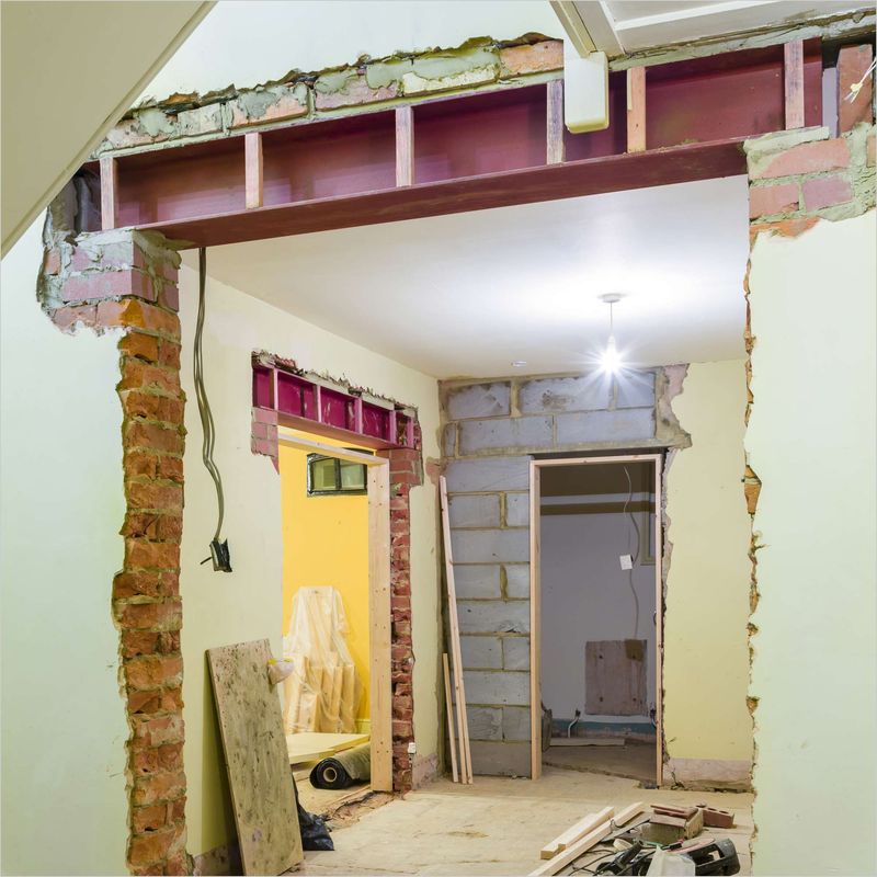 AVOID: Removing Load-Bearing Walls
