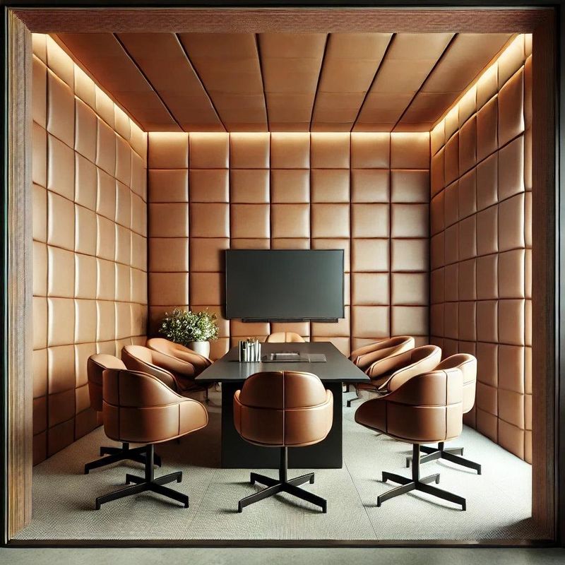 Dramatic Leather Wall Panels