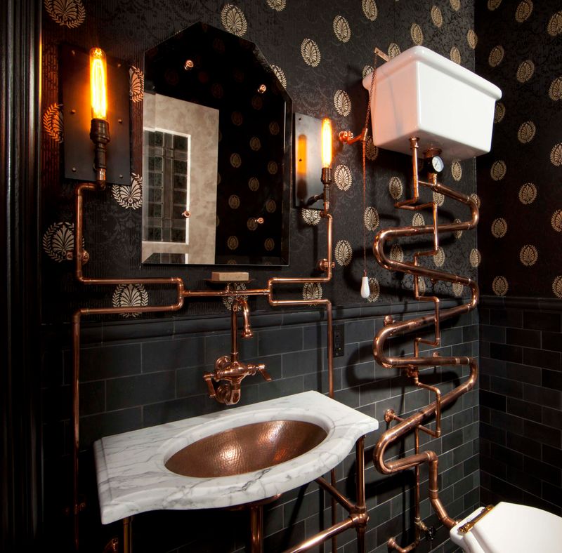 Industrial Exposed Plumbing