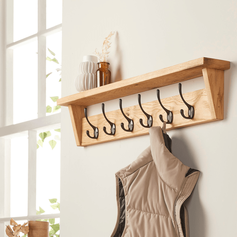 Install Hooks Or A Coat Rack