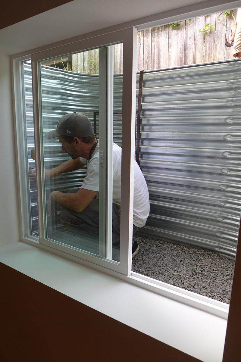 Install Reflective Window Wells