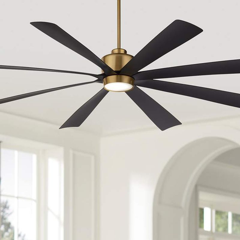 Install Gold Ceiling Fan Blades Or Hardware