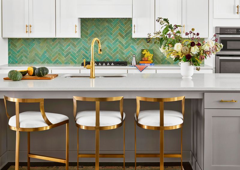 Incorporate Colorful Tile Backsplashes