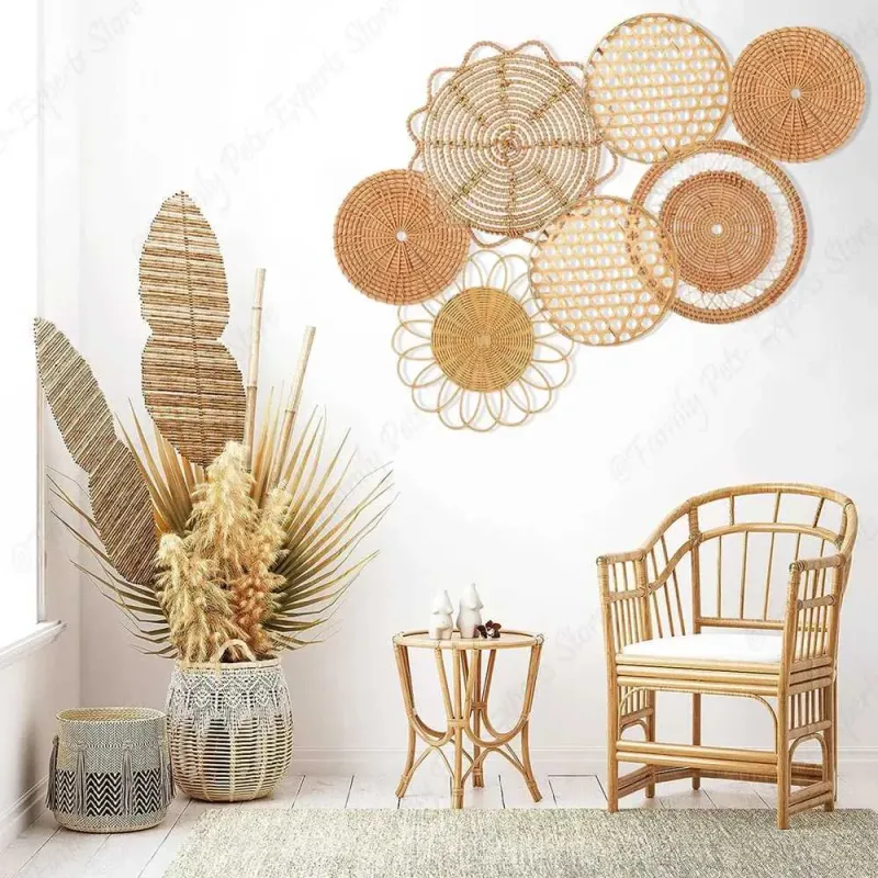 Incorporate Rattan And Natural Textures Throughout