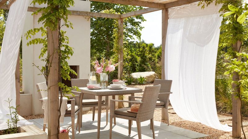 Opt For Outdoor Curtains On Patios
