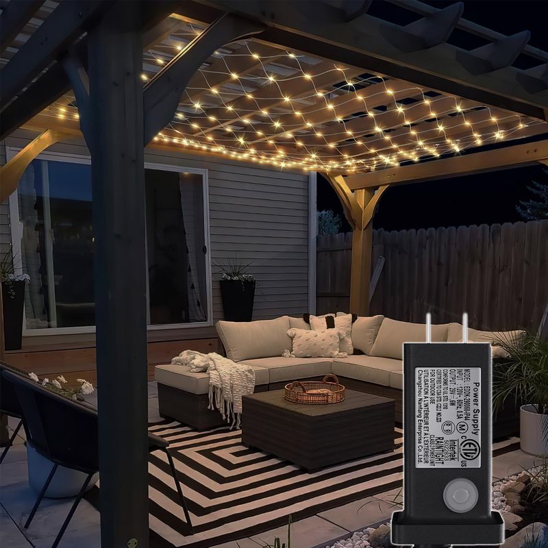 Hang String Lights for Evening Ambiance