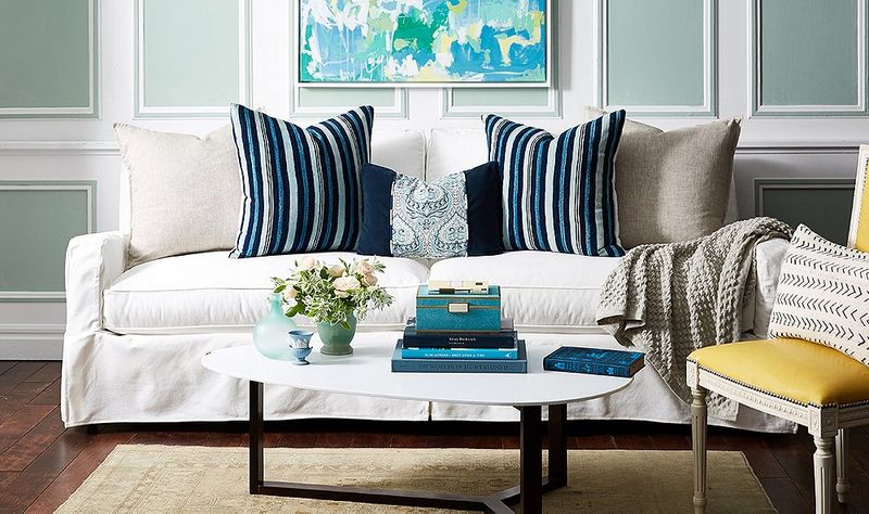 Straighten Your Throw Pillows