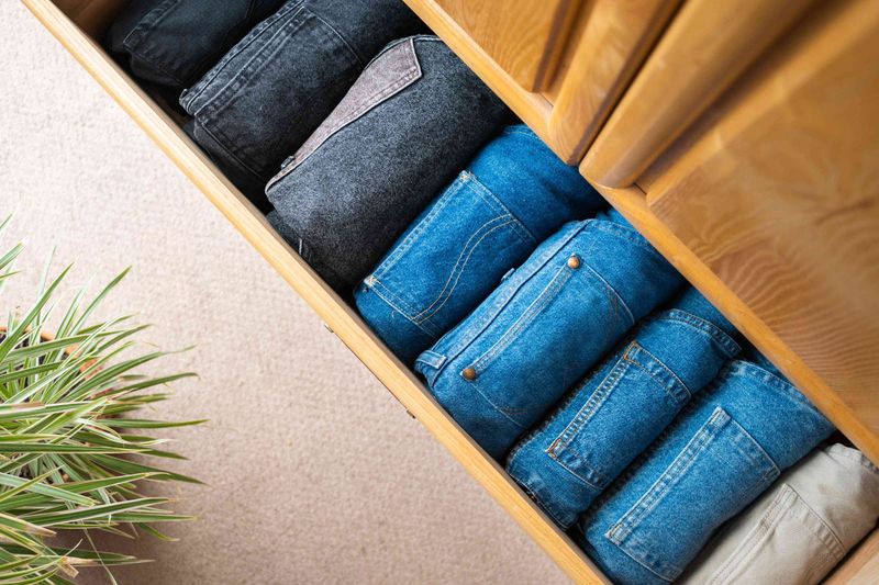 Create a Folded Jeans Organizer