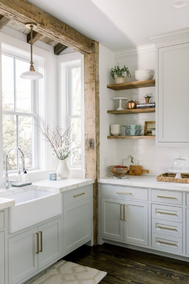 Install a Farmhouse Sink