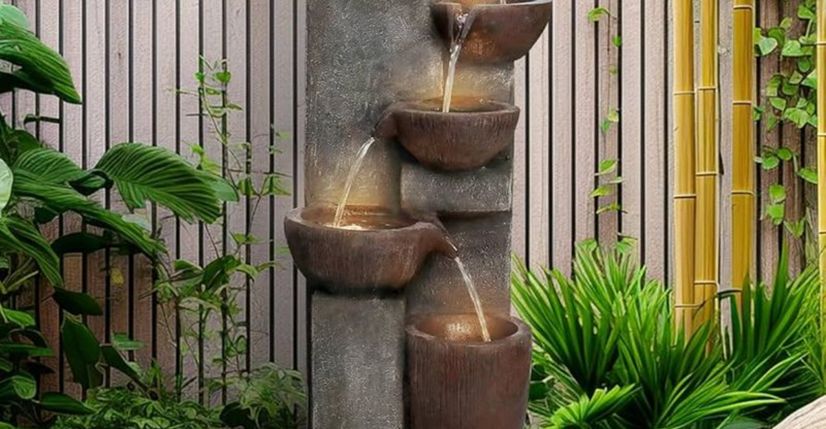 Add Privacy To Your Patio With These 17 Stunning Water Fountain Designs