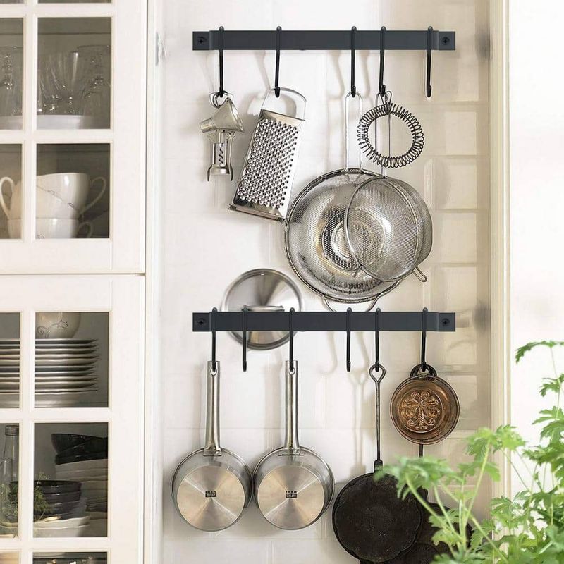 Hang S-Hooks for Utensils