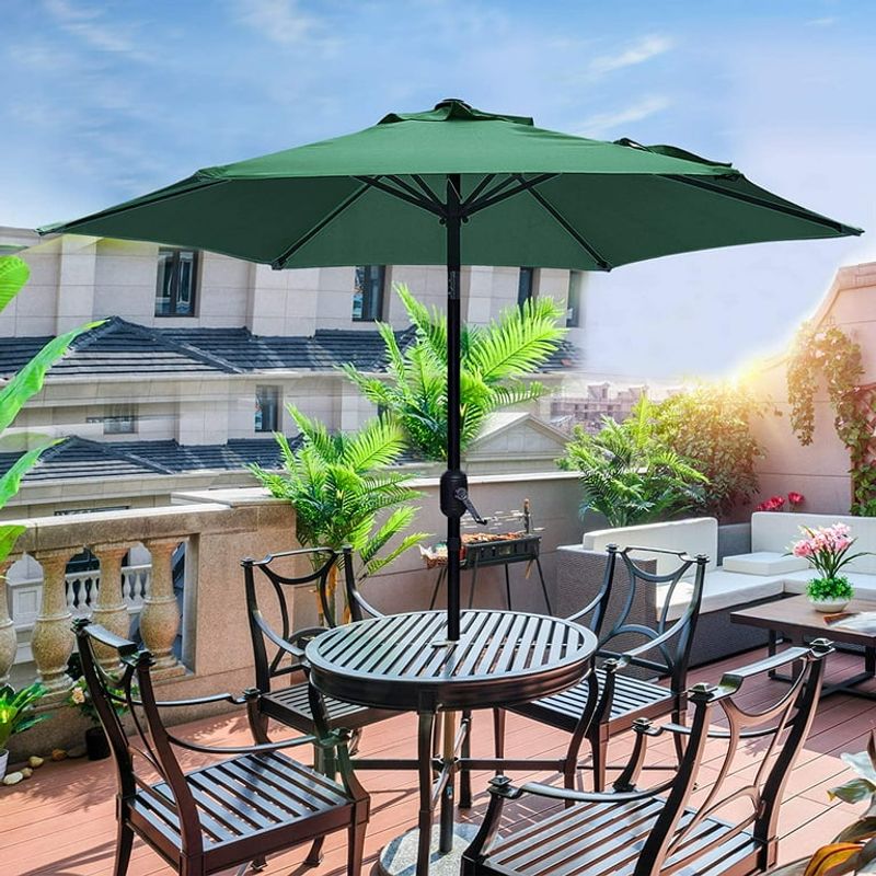 Umbrella With Built-In Table