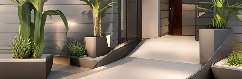 Elegant Ramps Integrated Into Architecture