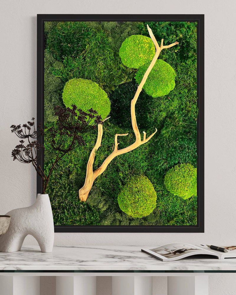 Preserved Moss Wall Art