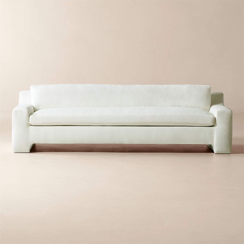CB2 Marguerite Performance Linen Sofa