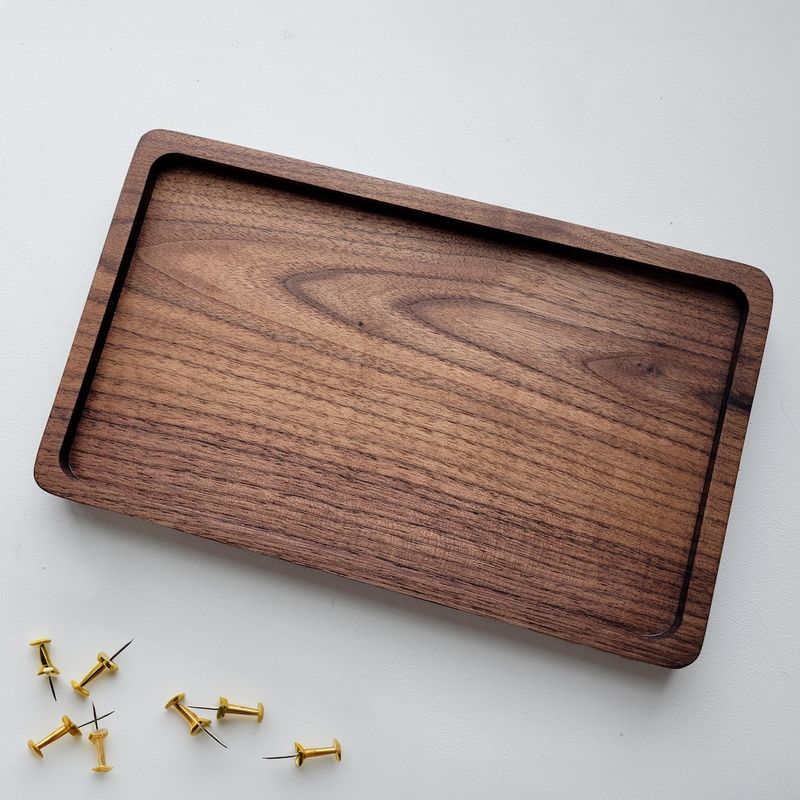 Handcrafted wooden trays