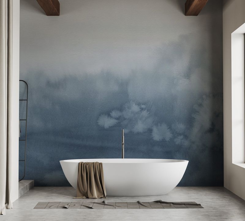Ombre Watercolor Walls