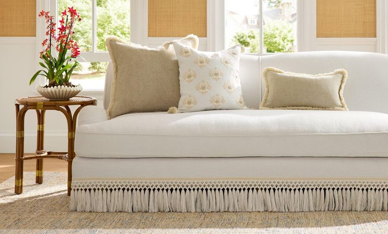 Skirted English Roll Arms