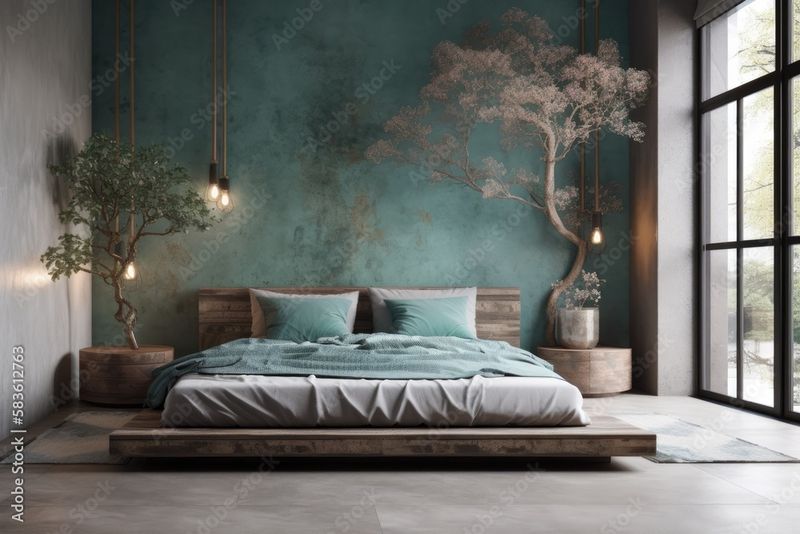 Asian-Inspired Aqua Zen