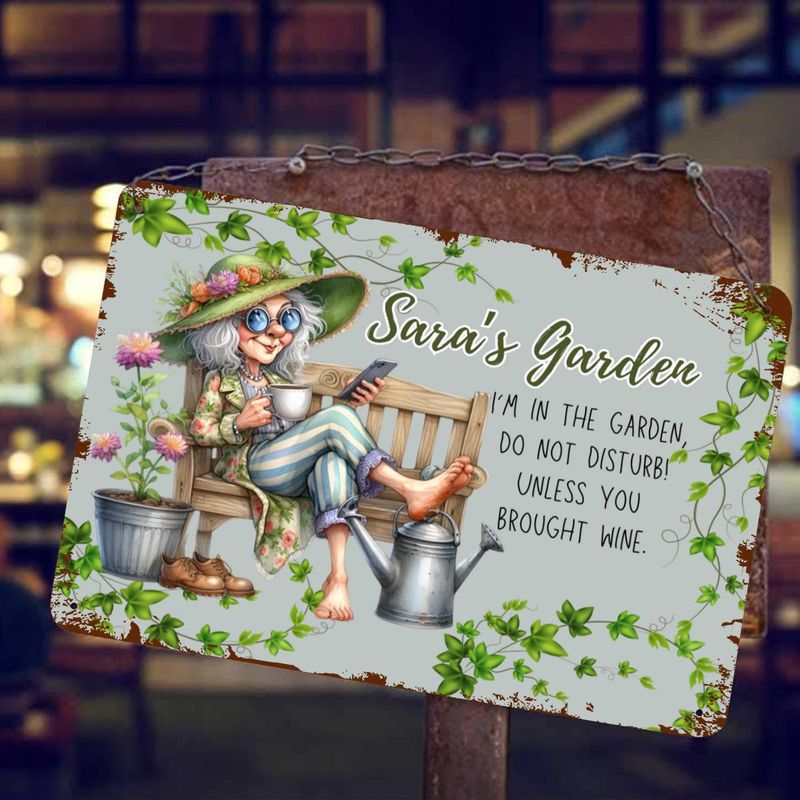 Novelty Garden Signs With Dated Sayings