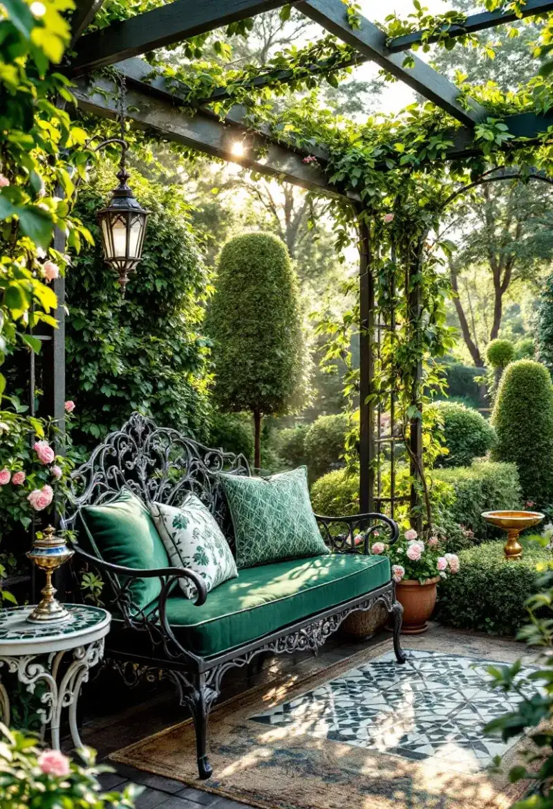 Victorian Romance With Ornate Ironwork