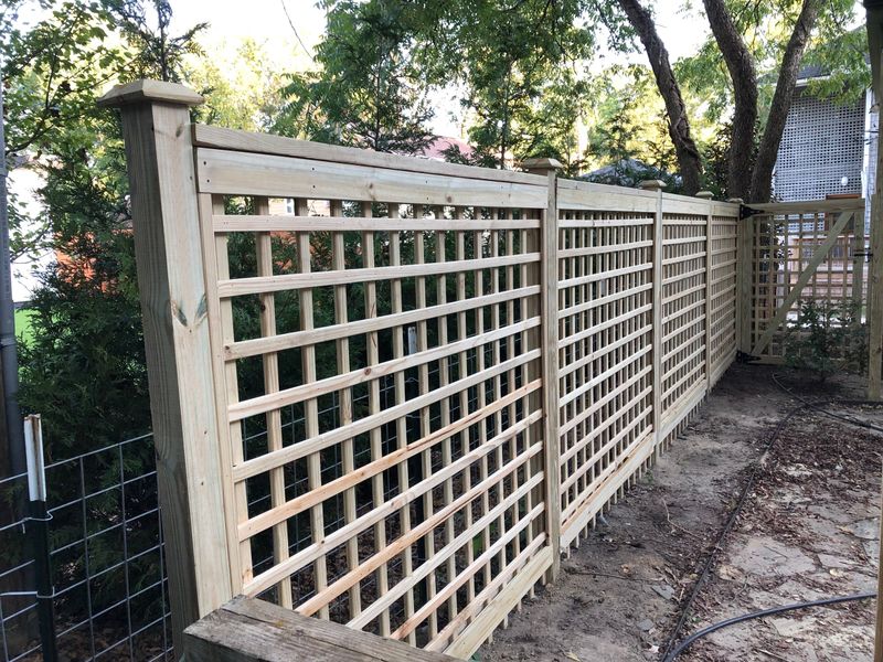 Add Wooden Lattice Panels For Classic Appeal