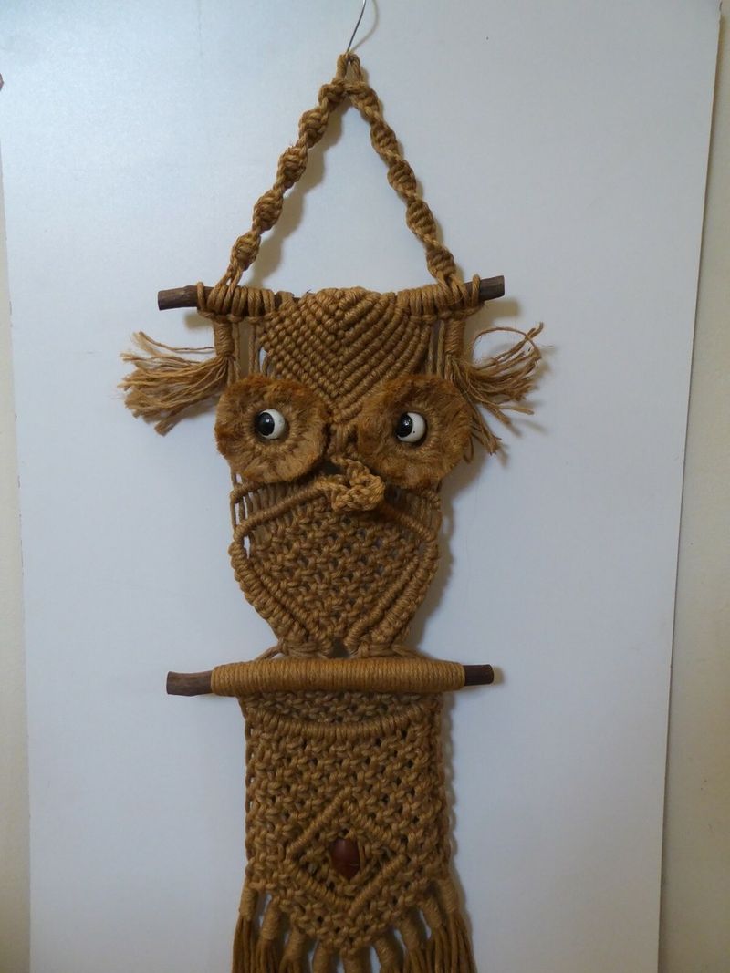 Macramé Owl Wall Hangings