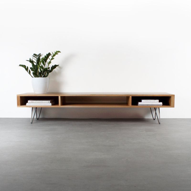 Minimalist Bench with Slim Legs