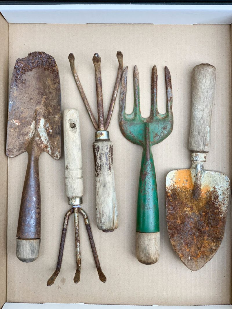 Vintage Garden Tools as Art