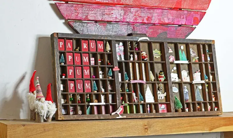 Letterpress Trays As Shadow Boxes