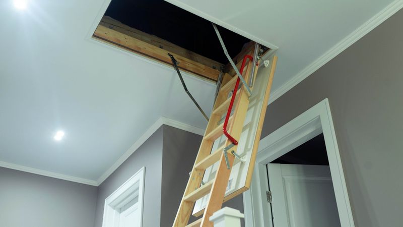 Attics Accessible Only With Ladder Gymnastics