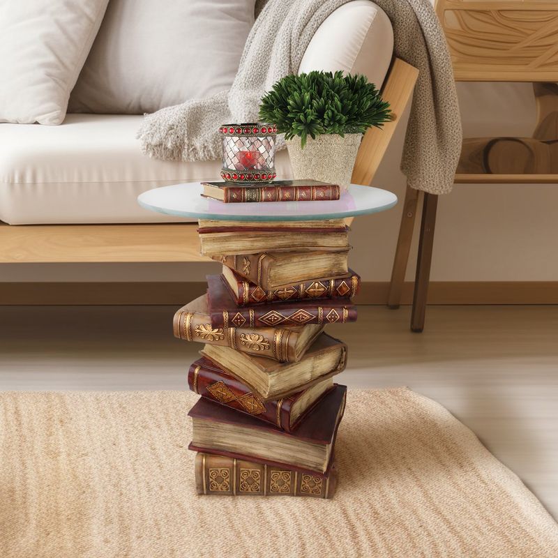 Book Stacks as Impromptu Furniture