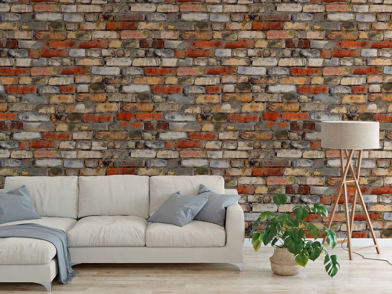 Faux Brick Paneling