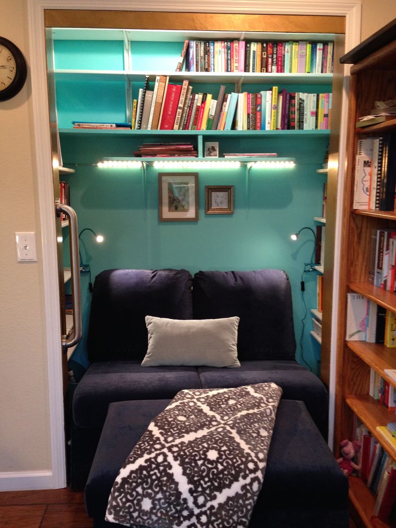 Repurposed Closet Nook