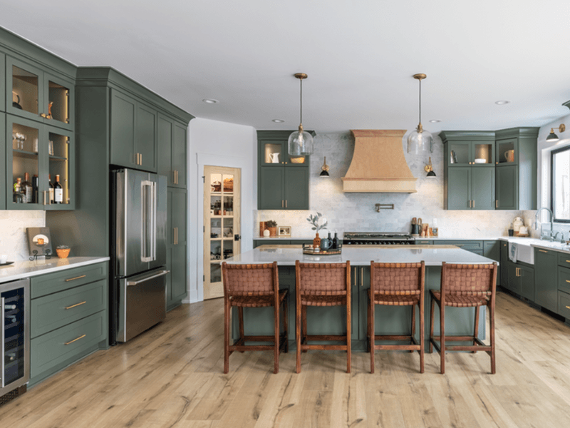 Kitchen: Olive Green